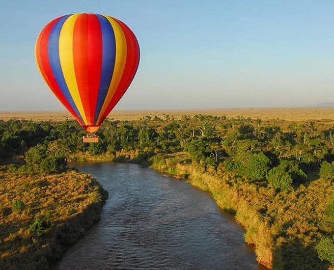 hot air balloon safari