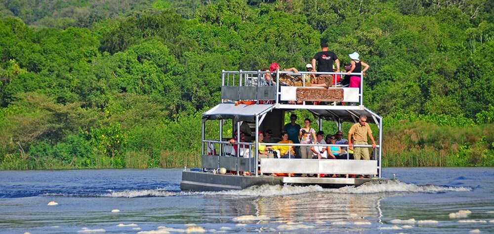 Kazinga channel in Uganda