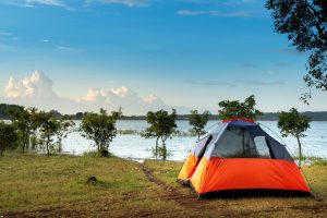 Camping on a River