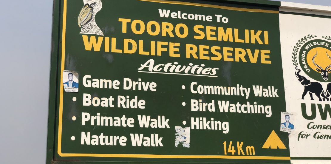 signpost of tooro semliki reserve